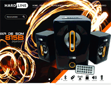 Tablet Screenshot of hardline.com.br